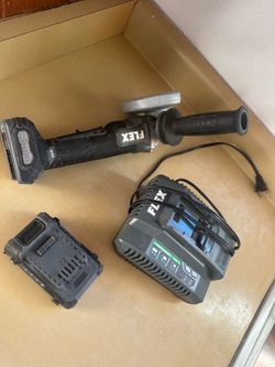 Flex 24V Cordless Angle Grinder + Battery & Charger