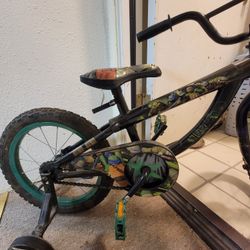 Ninja Turtles Kids Bike Training Wheels