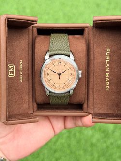 ⌚ FURLAN MARRI SALMON SECTOR AUTOMATIC 37.5MM 🎯 BRAND NEW, NEVER TRIED ON