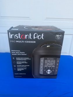 *New In Box* Instant Pot Pro 8 Qt 10-in-1 Electric Pressure Cooker, Black