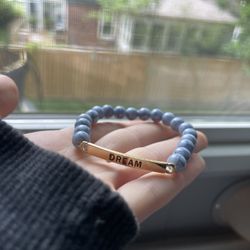 Marble Beaded Stretchy Bracelet 