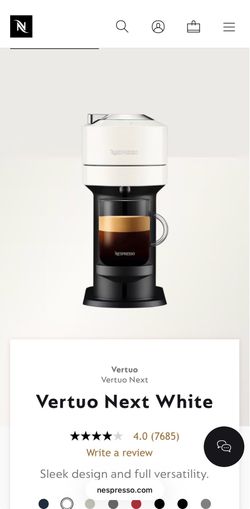 Nespresso Vertuo Next - White