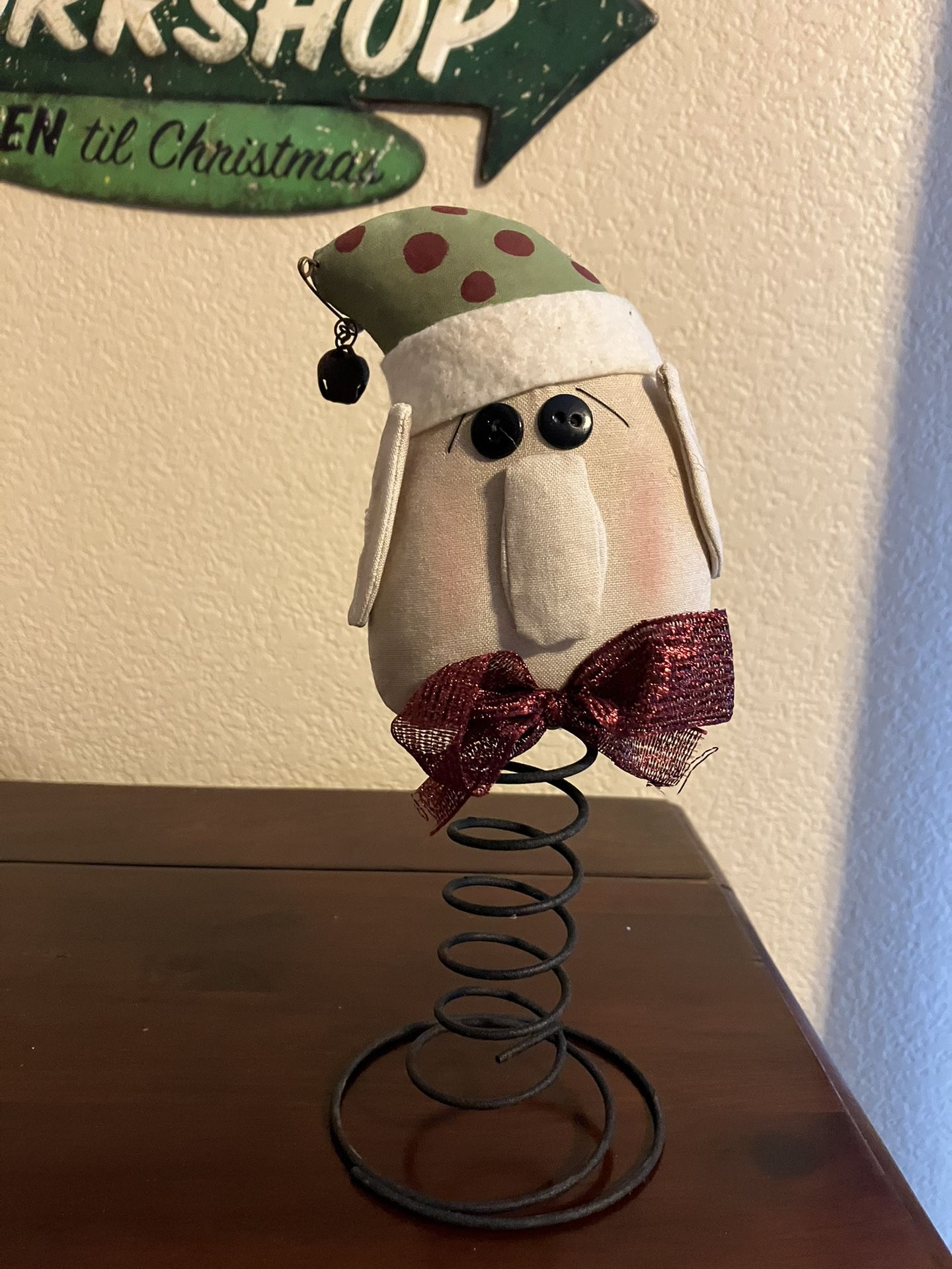 Elf on a Spring Christmas Table Decoration