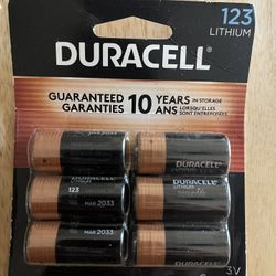 Duracell Lithium Batteries 6 Pack 