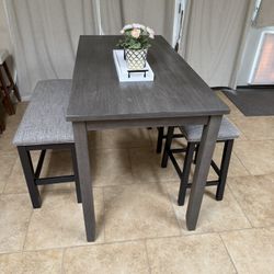 Counter height Dining Table For 4-6