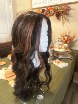 Bonita peluca con Highlights