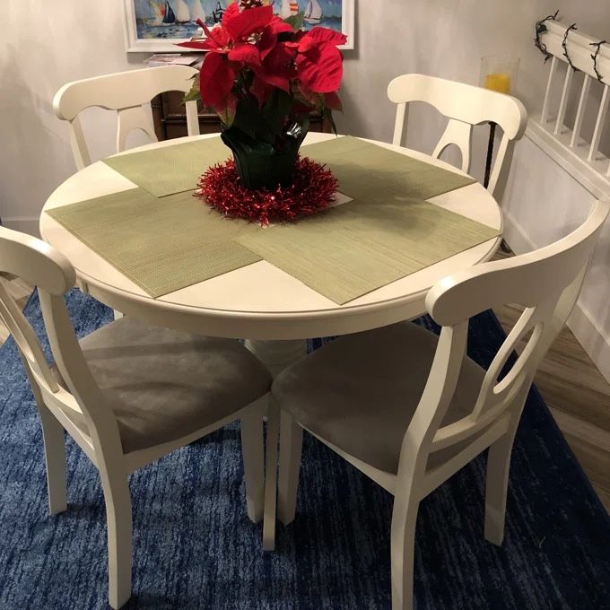New in box Angel Line 5 - Piece Lindsey Dining Set, White