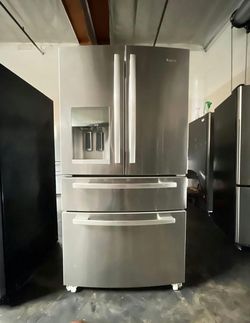 Stainless Steel 4-Door French Door Refrigerator