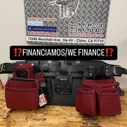 OCCIDENTAL LEATHER Stronghold Nylon Framer Set Red/Black **(FINANCIAMOS/WE FINANCE)**