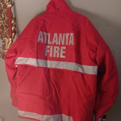 Atlanta Firemans XL Coat 2003 Edition 
