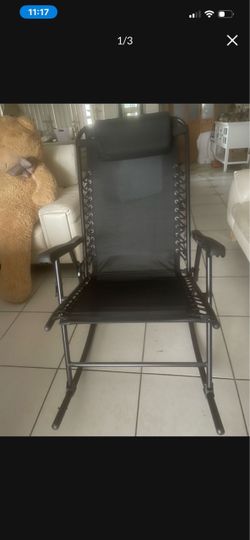 Foldable rocking chair (Hablo español)