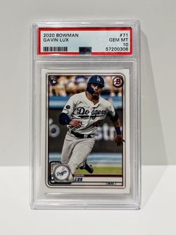 Gavin Lux 2020 Bowman #71 Rookie RC PSA 10 Dodgers GEM Mint