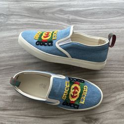 Gucci Slip On Dublin Denim Blue Size 11 US (10 UK) Mens