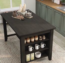 Carson Carrington Bolgheri Dark Walnut 60 ‘ Counter Height Table