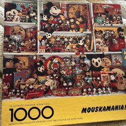 Vintage Mouskamania, Mickey Mouse Jigsaw Puzzle, 1000 Pieces, Springbok.