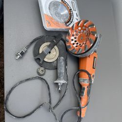 15 Amp Corded 7 in. Twist Handle Angle Grinder 