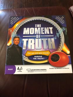 The Moment if Truth board game