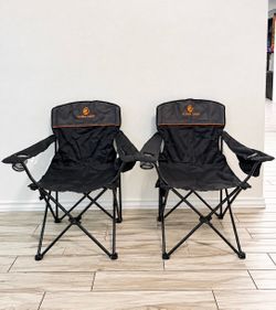 Camping Chairs – Set of 2- New
