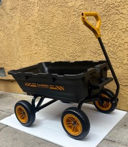 CAMMOO Heavy-Duty Garden Utility Dump Cart – 900 lb Capacity