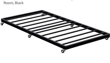 Twin size bedframe on wheels