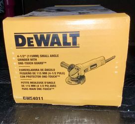DEWALT Angle Grinder, One-Touch Guard, 4-1/2 -Inch (DWE4011)