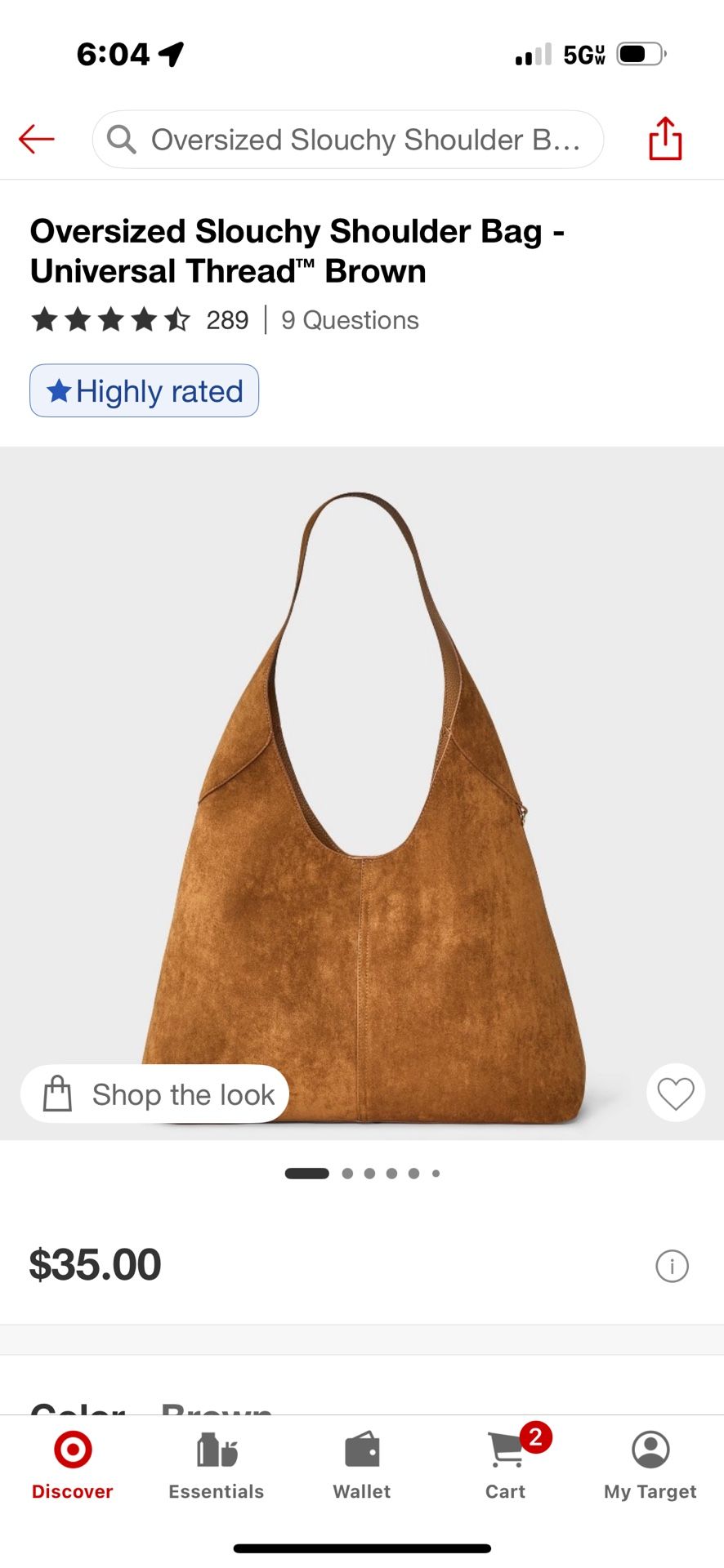 Shoulder Bag NEW Universal Thread