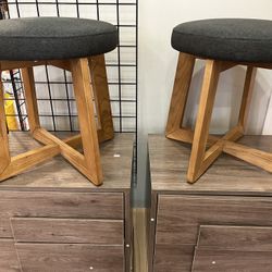 Ball & Cast Dark Grey  Round Stool