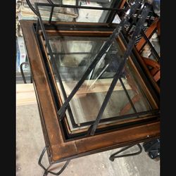End Tables Wrought Iron Wood