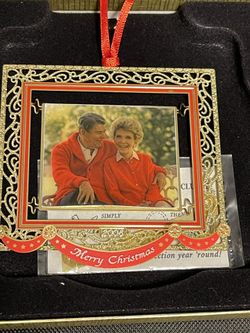 Ronald And Nancy Reagan 2008 Christmas Ornament