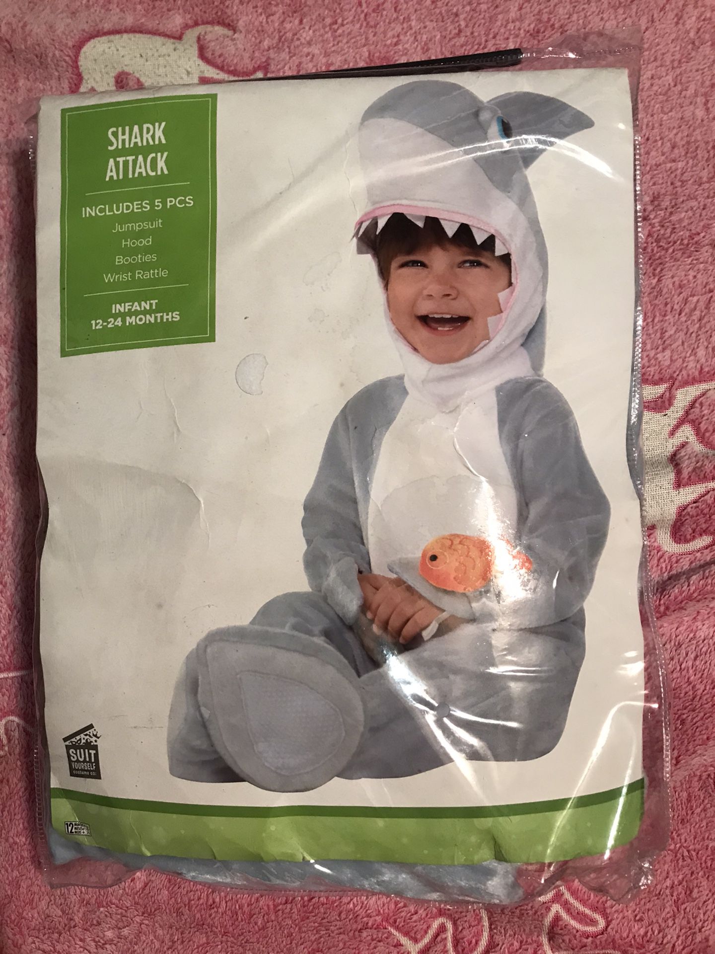 Kids Costume Infant 12-24 Months  Halloween Shark Attack