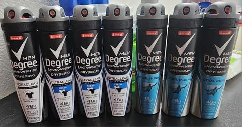 7 NEW DEODORANT  MEN DEGREE 