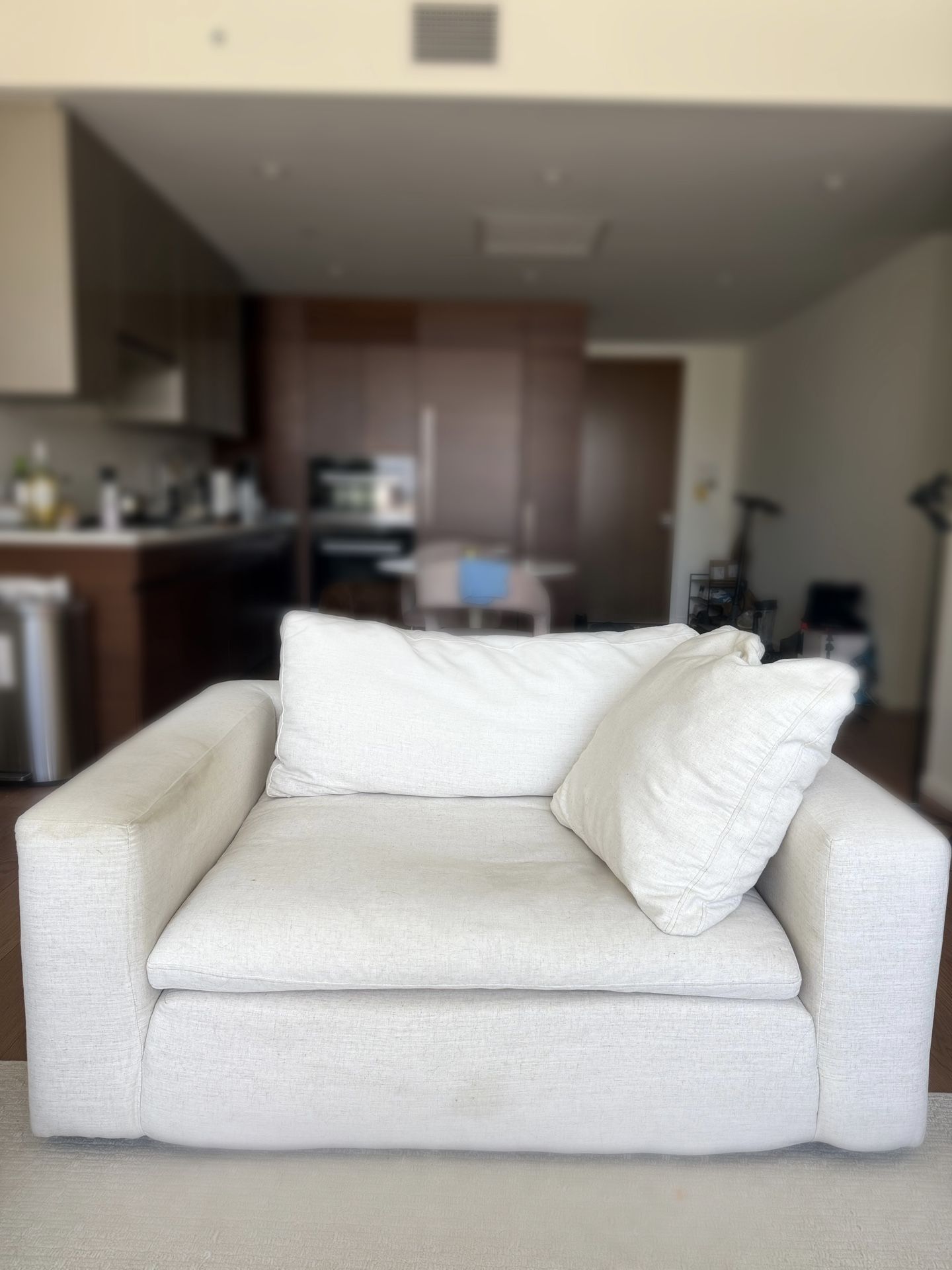 Living Spaces Oversized Chair/Sofa