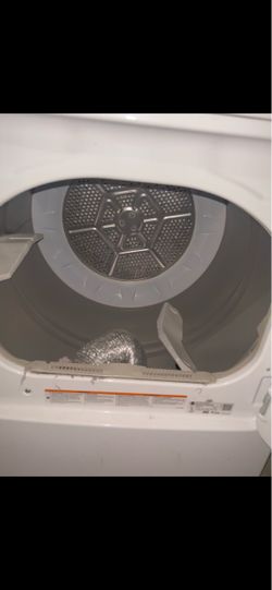 White Front-Load Clothes Dryer
