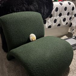 Mulberry Green Boucle Chair 