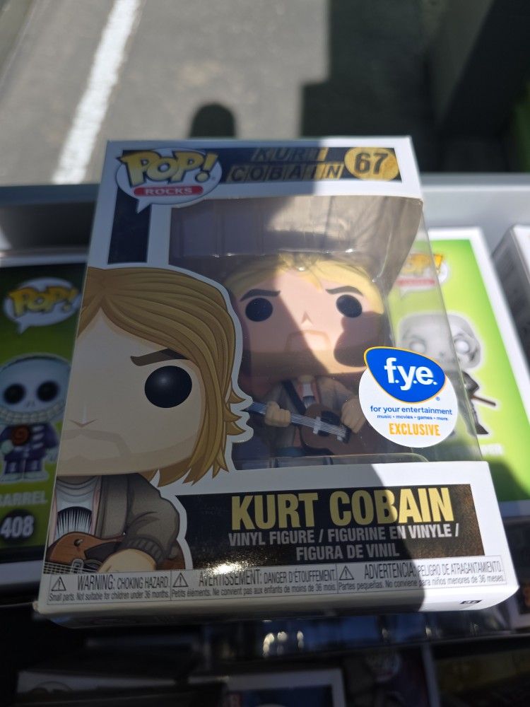 Funko POP Rocks Kurt Cobain #67 - MTV Unplugged FYE Exclusive