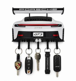 Porsche 911 GT3 RS Wall Key Holder | 3D Printed Key Rack | Garage & Car Enthusiast Gift