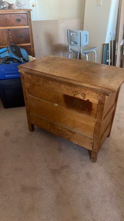 Vintage Wooden Chest or Trunk