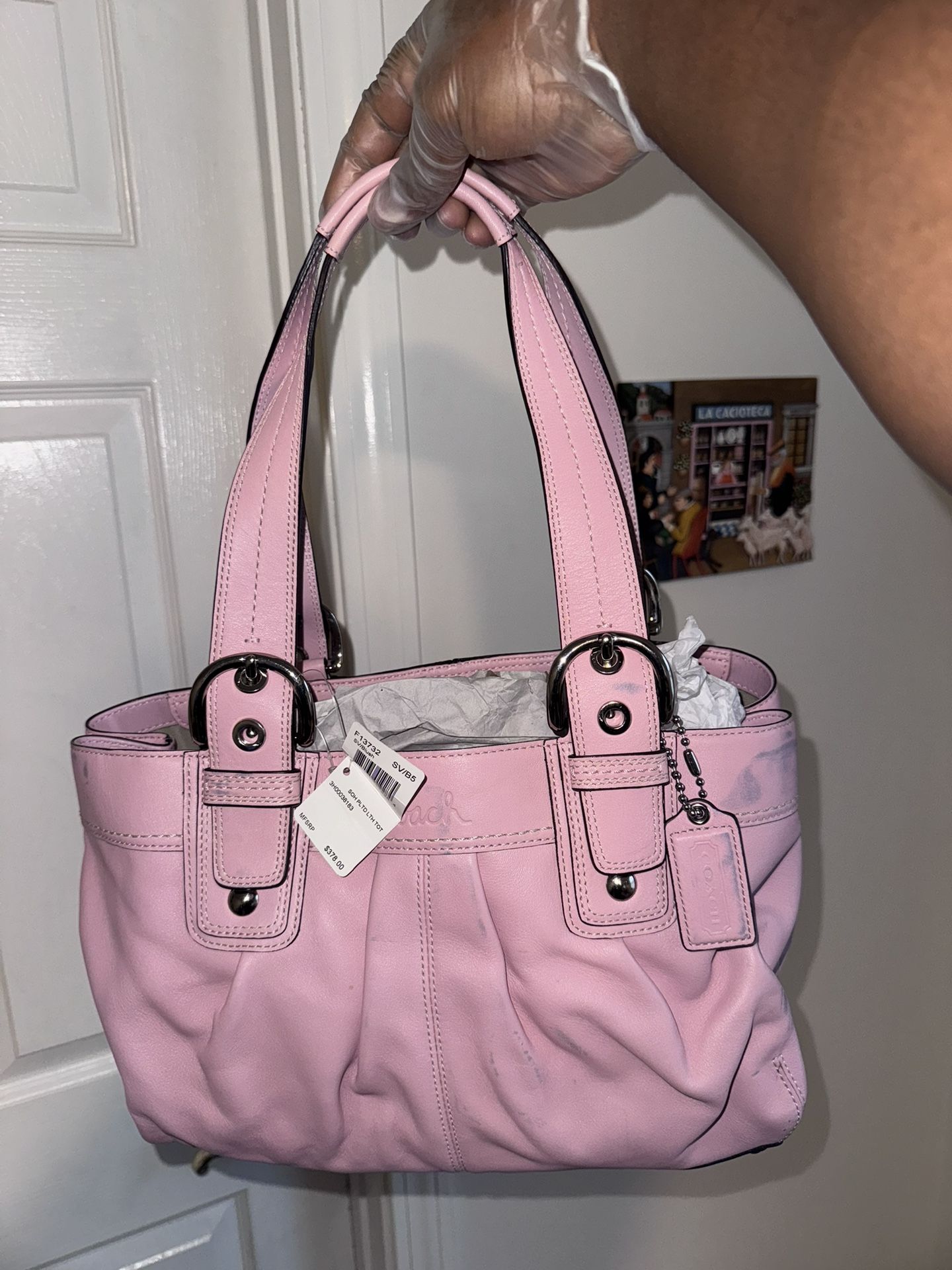 Pink coach Purse