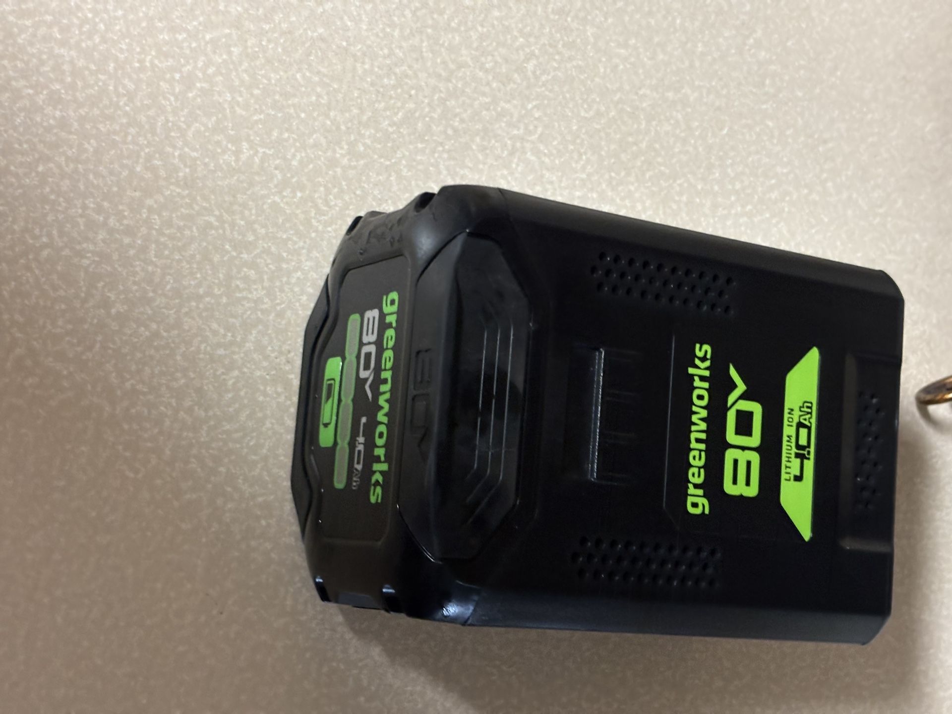 Greenworks 80V 8" Gen 2 Brushless Edger + 3 blades (1) 4 Ah Battery