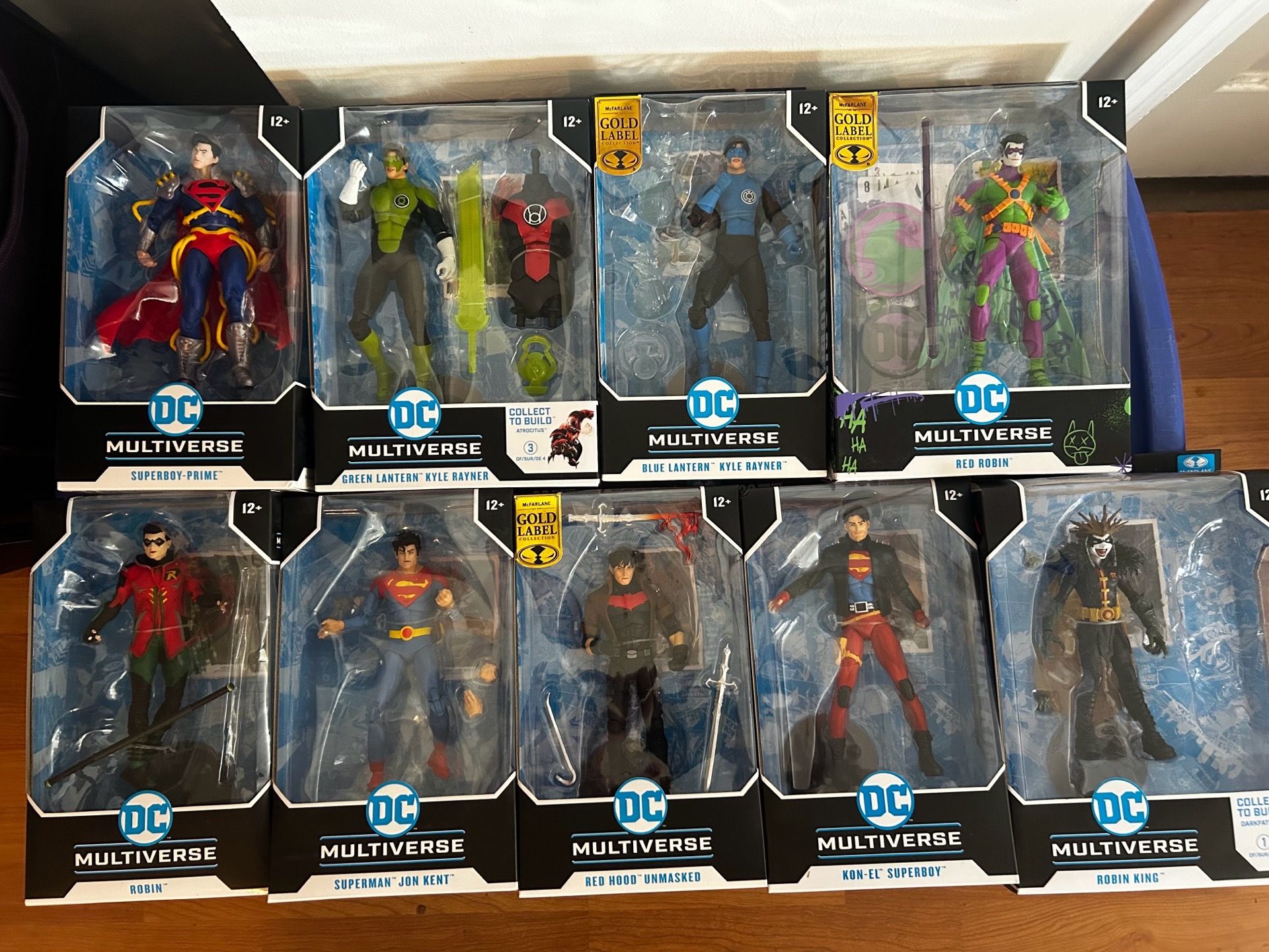 Massive McFarlane DC Multiverse Action Figure Collection - NINE Figures