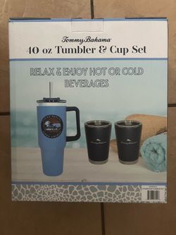 Tommy Bahamas 40 ounce tumbler cup set