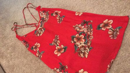 Floral tank top L