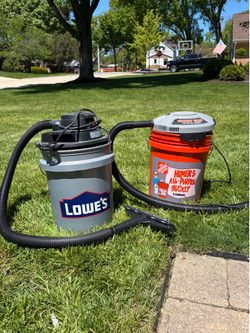 2 wet/dry vacuum from Home Depot and Lowe’s