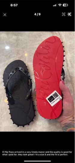 Red bottom sandals