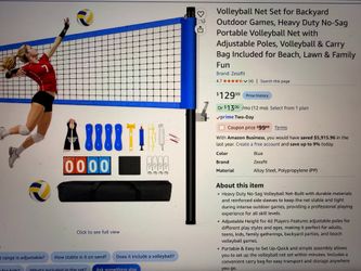 Brand new volleyball net set