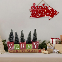 🎀 Eternal Home Rustic Wooden Christmas Sign (set of 2)