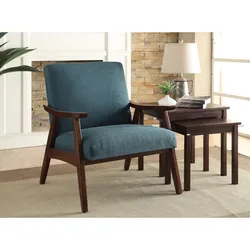 2 Accent Chairs – Great Condition – Teal Blue