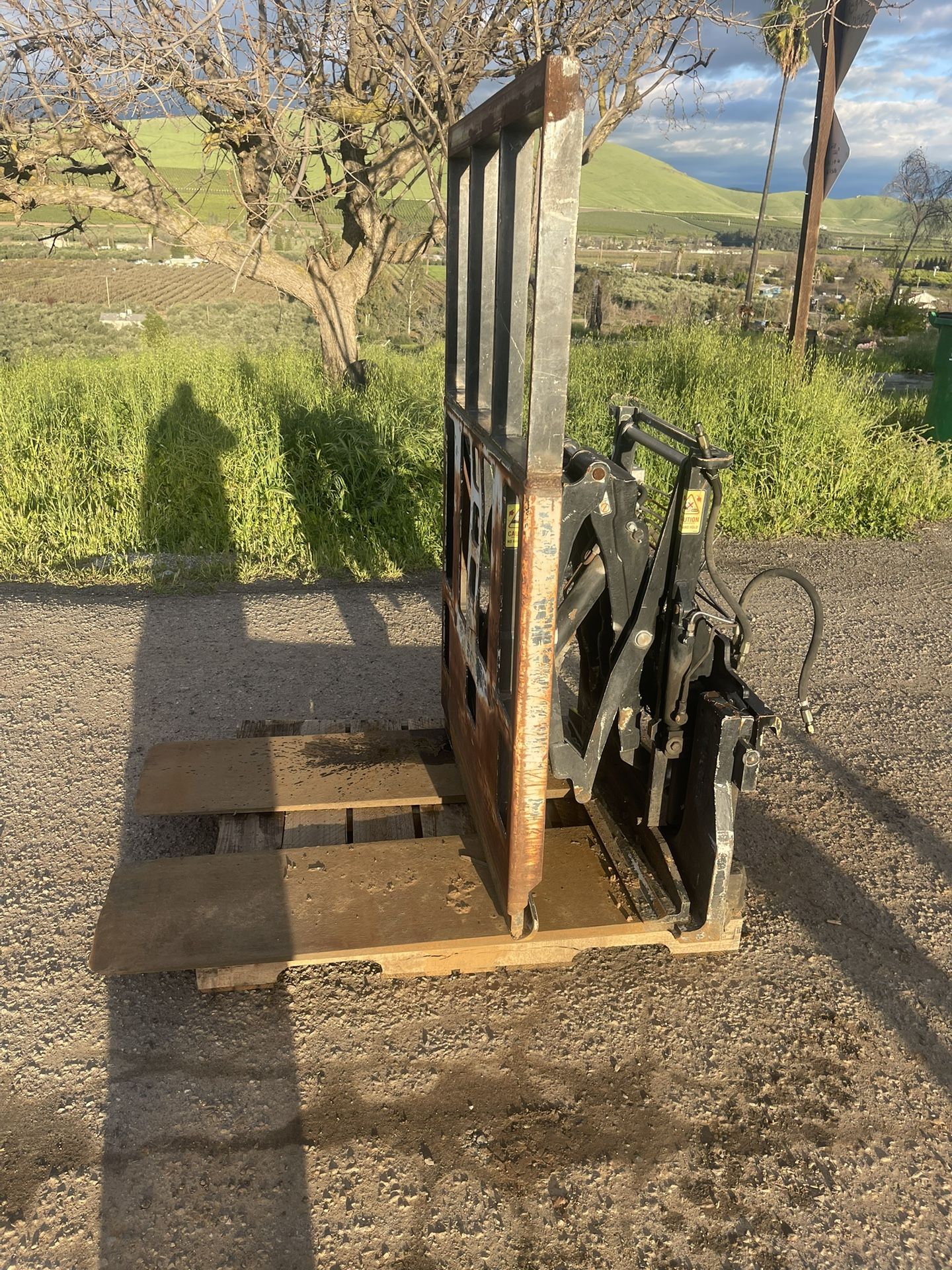 Forklift Attachment Push pull