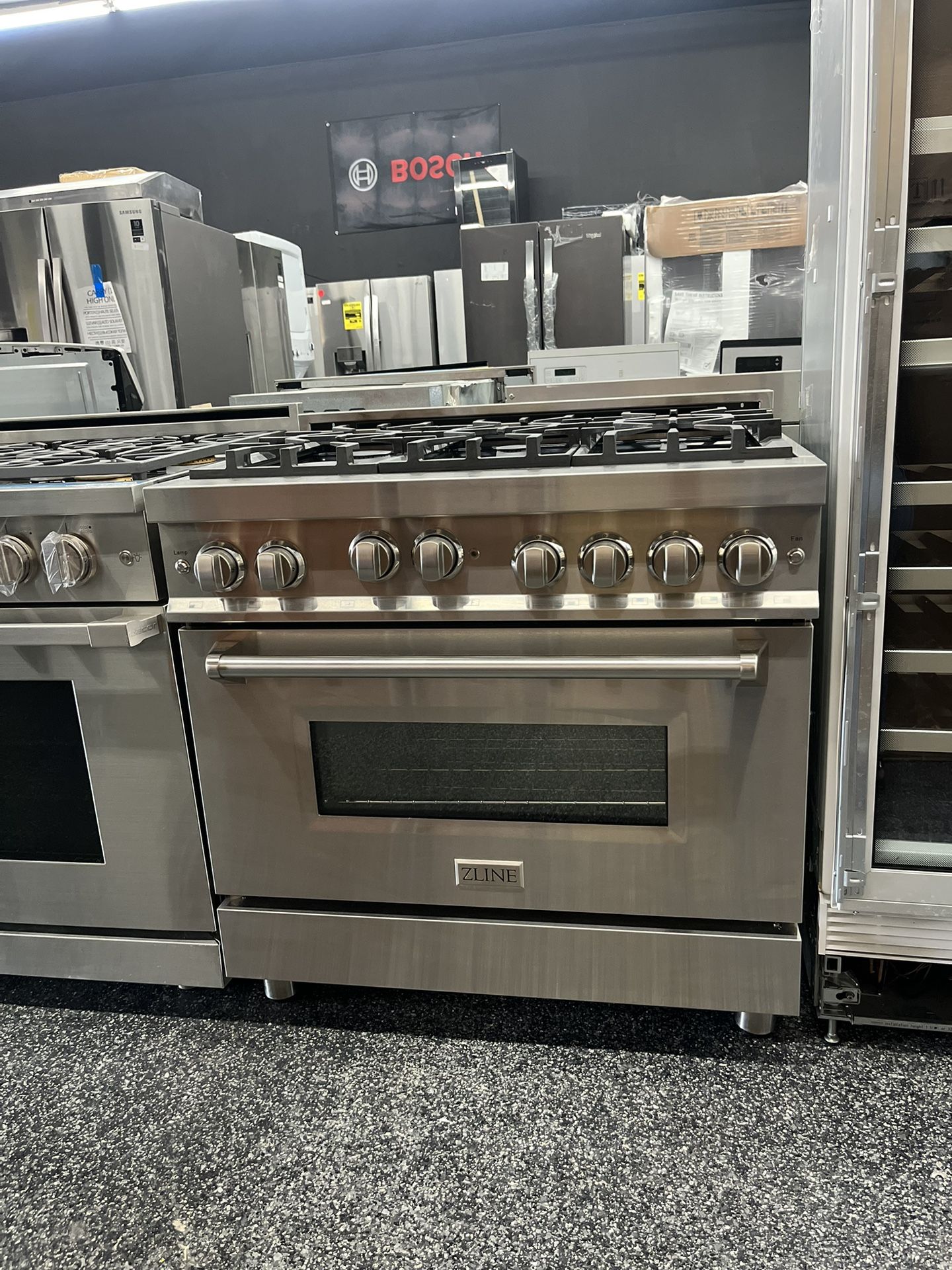 Z Line 36” Wide Stainless Steel All Gas Range