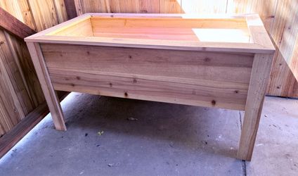 Cedar raised garden bed 2x4x2  $120